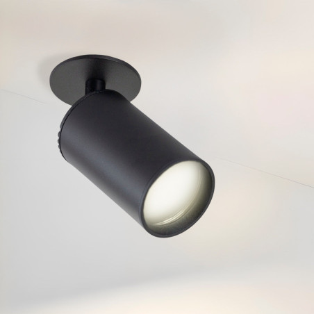 Spot Empotrable GU10 Negro (Sin Bombilla)  [LUM-RGU10-B]