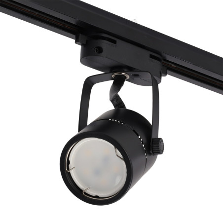 Foco de Carril GU10 - Acabado Negro