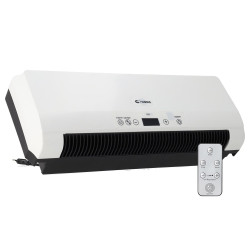 Calefactor PTC + Ventilador 1600W Control Remoto Blanco