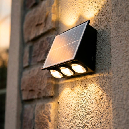 Aplique LED Solar Panel 3.0W Batería 3,7V IP65