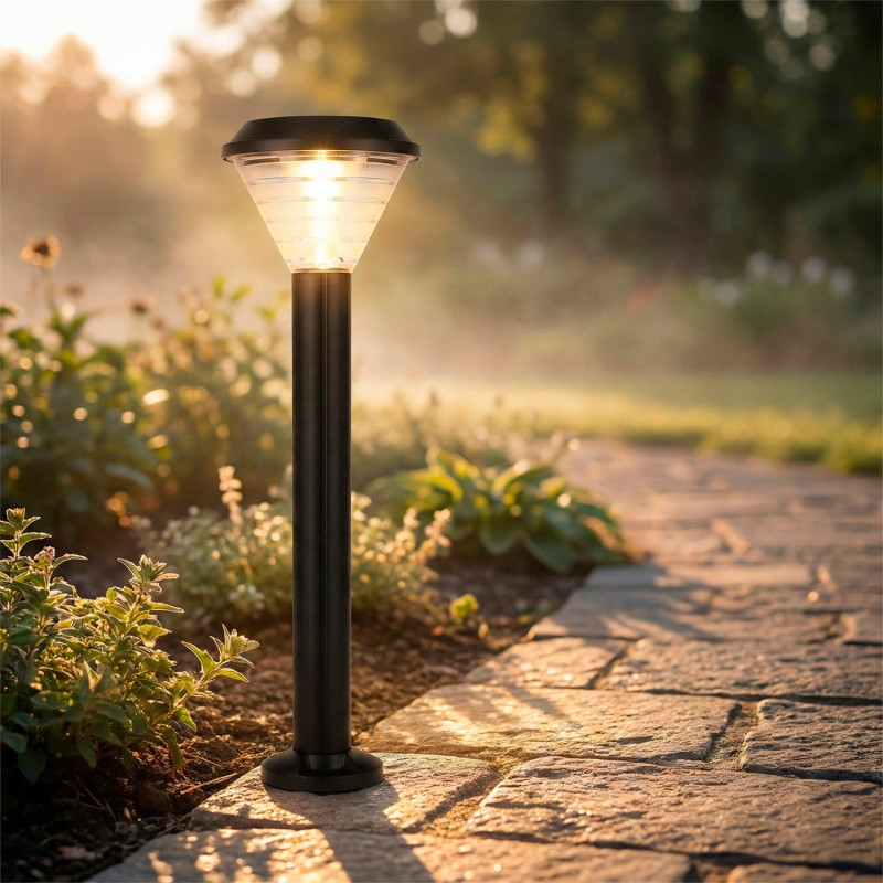 Baliza LED Solar "Nukus" 3000ºK Panel: 6V/3W Batería: 3,7V/4000MaH