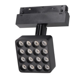 Luminaria LED Magnética para Carril 16W 97x97mm 90Lm/W CCT (Tonalidad Luz Ajustable)