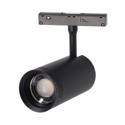 Luminaria LED Magnética para Carril 20W 15-60º 65x135mm 90Lm/W LED Bridgelux CCT (Tonalidad Luz Ajustable)