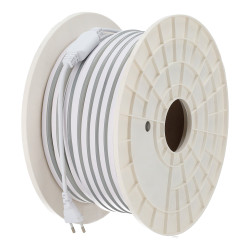 Tira Flexible LED 10W/M 220VAC 120LEDs/M SMD2835 IP65 6000ºK 50 Metros