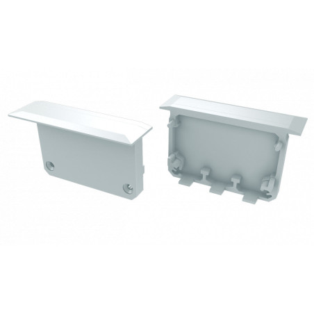 Tapón Final Perfíl Tipo INSO - Plastico - Blanco