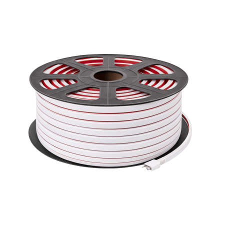 Tira Flexible LED 12W/M 230VAC 286LEDs/M SMD2025 1800Lm/M IP65 6000ºK 50 Metros