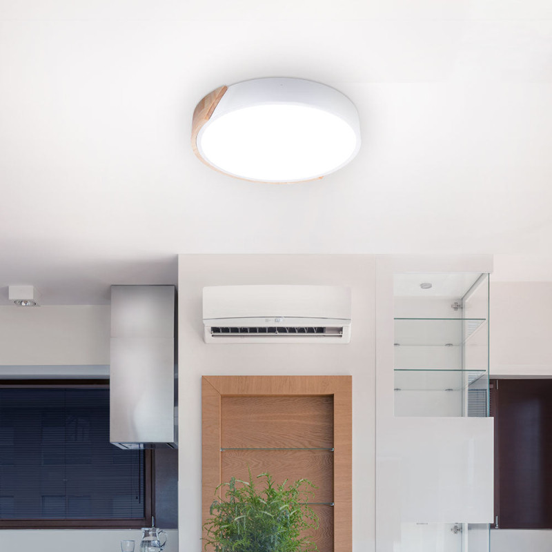 Plafón LED 18W 1,800Lm Circular Bicolor "Veronica" Adjustable Color Temperature 40,000H  [HO-PL-BI-18W-03]