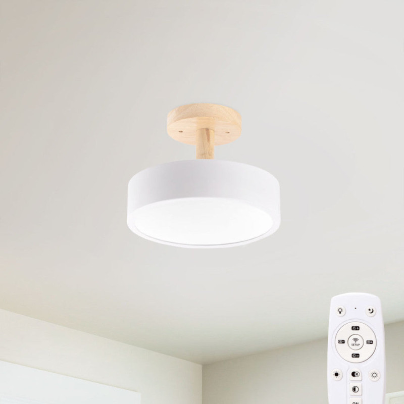 Plafón LED 15W 1250Lm Mando a Distancia (Intensidad-CCT) 10.000H  [HO-CCT-DL15W]