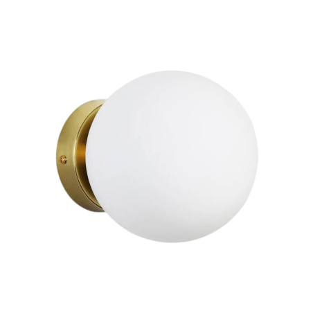 Aplique de pared bola cristal "Alba"