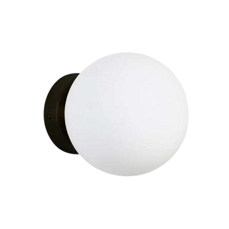 Aplique de pared bola cristal "Alba"