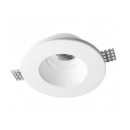 Aro downlight empotrable redondo de Escayola GU10 "Polaris"