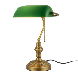 Lámpara de mesa vintage "Banker"