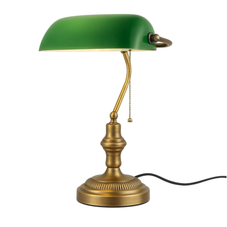 Lámpara de mesa vintage "Banker"