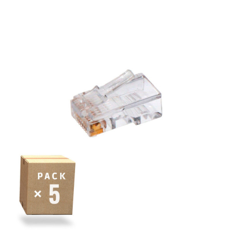 Clavija Teléfono 8 Vias Adsl Envasadas Cat.5 (5 Uds) [E3-E55017]