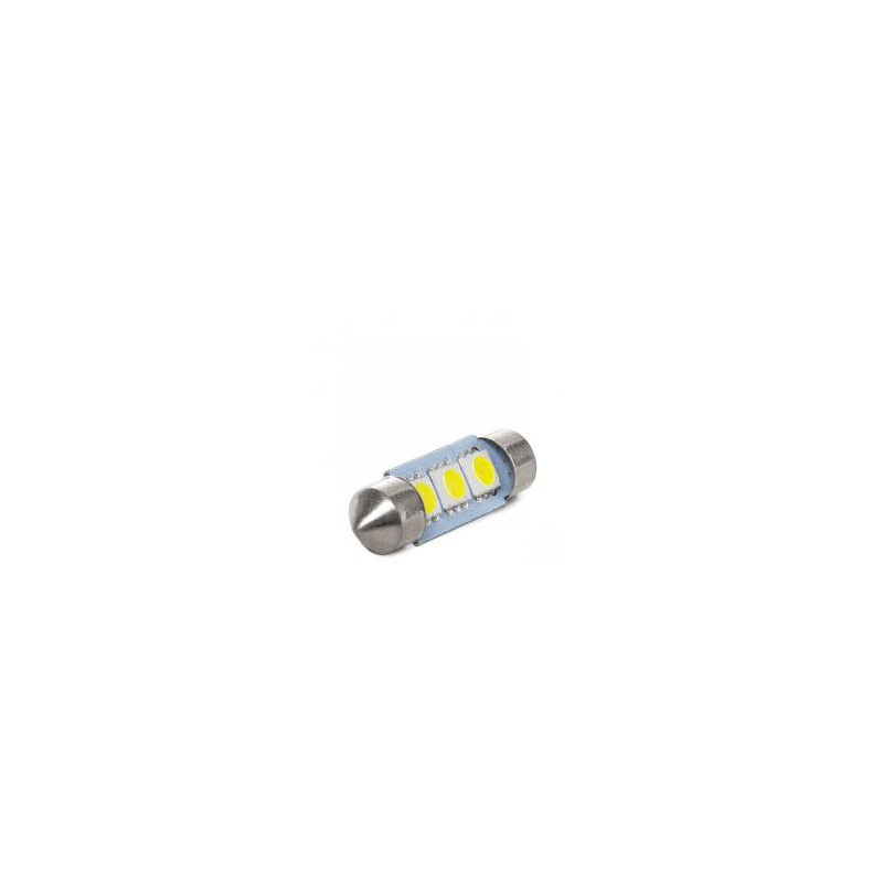 Bombilla LEDs Festoon 3 X Alta Luminosidad 36Mm - Blanco
