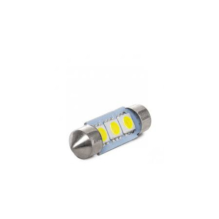 Bombilla LEDs Festoon 3 X Alta Luminosidad 36Mm - Blanco