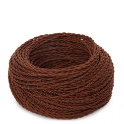 Cable Trenzado 2x0,75 x 1M  [SKD-C275-BROWN]