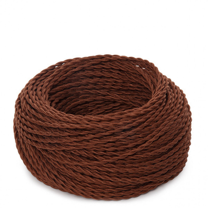 Cable Trenzado 2x0,75 x 1M  [SKD-C275-BROWN]