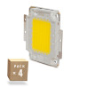 Pack 4 LEDs High Power 50W 5000Lm 6000ºK COB30 50.000H [CH-LED-50W-30MIL-CW-PK4-AP]