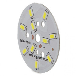 Módulo 5W 500Lm 6000ºK 10 LEDs Ø48mm 50.000H [CH-PCBA5W-CW]