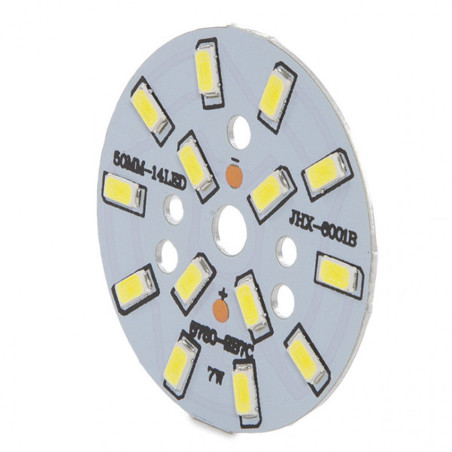 Módulo 7W 700Lm 6000ºK 15 LEDs Ø50Mm 50.000H  [CH-PCBA7W-CW]