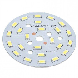 Módulo 12W 1.200Lm 6000ºK 24 LEDs Ø65Mm 50.000H  [CH-PCBA12W-CW]