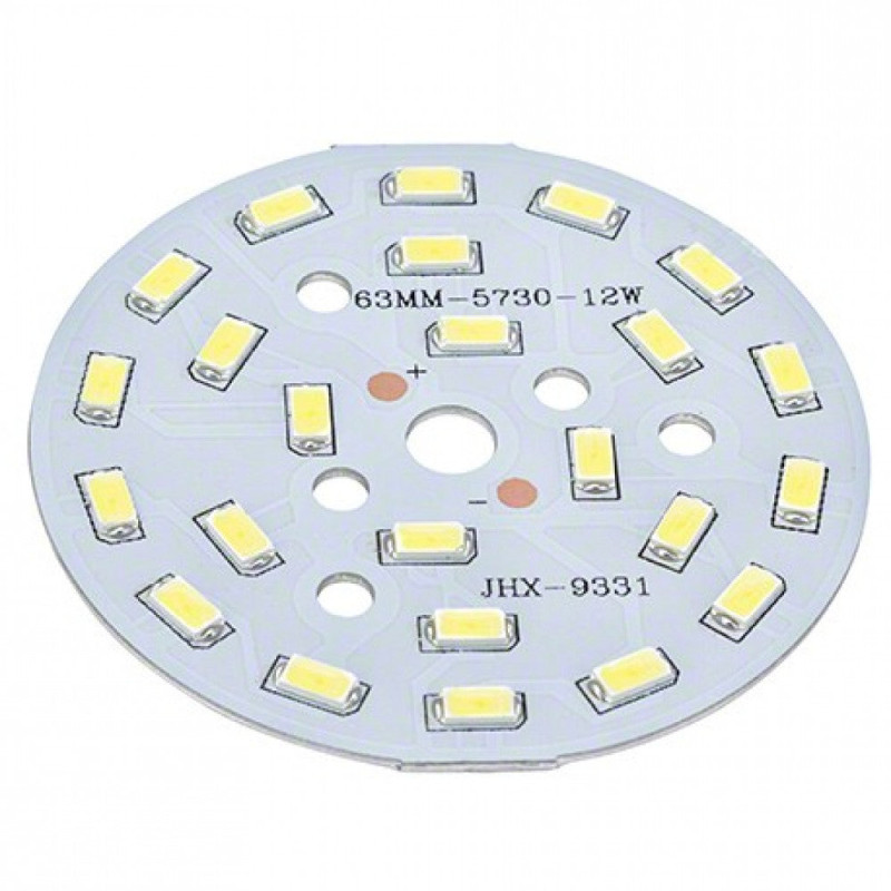 Módulo 12W 1.200Lm 6000ºK 24 LEDs Ø65Mm 50.000H  [CH-PCBA12W-CW]