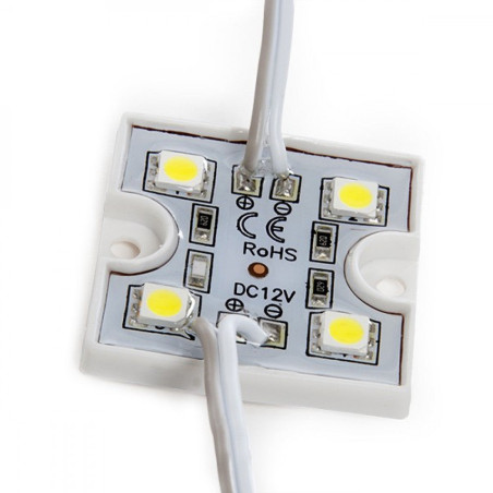 Módulo 0.6W 26Lm 4200ºK 4 LEDs SMD3528 40.000H [US-LMP3528W4-0001]