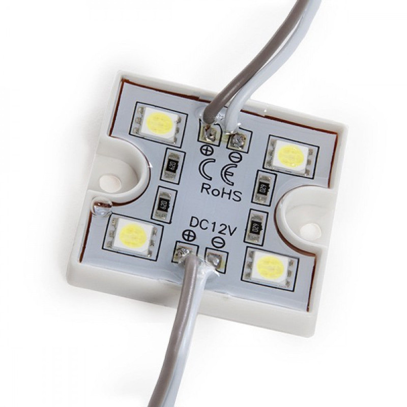 Módulo 1.44W 130Lm 4200ºK 4 LEDs SMD5050 40.000H [US-LMP5050W4-0001]