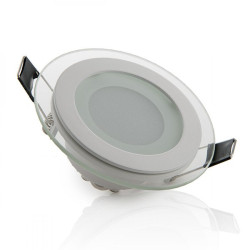 Foco Downlight LED 6W 600Lm 6000ºK Circular   Cristal Ø95Mm 40.000H  [GR-MB01-6W-CW]