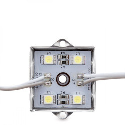 Módulo 1.44W 130Lm 4200ºK 4 LEDs Aluminio SMD5050 40.000H [US-LMA5050W4-0001]