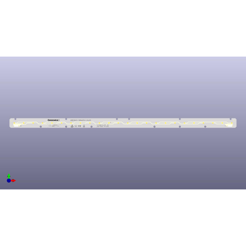 Módulo LED 559x23,6_24LED 4000K CRI80 L128-E5