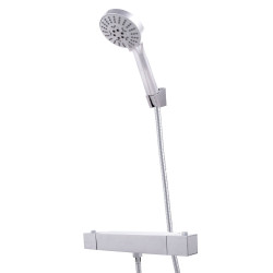 Conjunto Ducha Latón/Zinc - ABS, Cromado, Agua Caliente-Fría, Bimando [QLI-FA-HW304