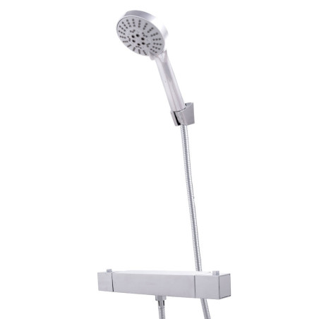 Conjunto Ducha Latón/Zinc - ABS, Cromado, Agua Caliente-Fría, Bimando [QLI-FA-HW304