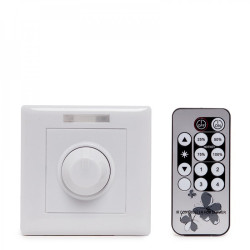 Dimmer LED 12-24VDC ► 96-192W Mando a Distancia