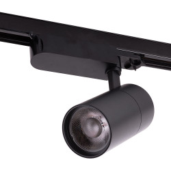 Foco Carril Trífasico LED 30W 2 700Lm CRI90 6000ºK 40 000H  [HO-FC-3F-30W-B-CW]