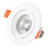 Foco Downlight Circular LED 7W 600Lm 6000ºK 38º 40.000H  [HO-IN-DL7W-CW]