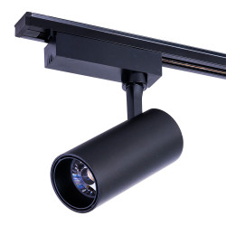 Foco de Carril LED  30W 3000Lm CRI85 4200ºK Lumiastra Monofásico 40.000H  [LUM-ATB095030-B-W]