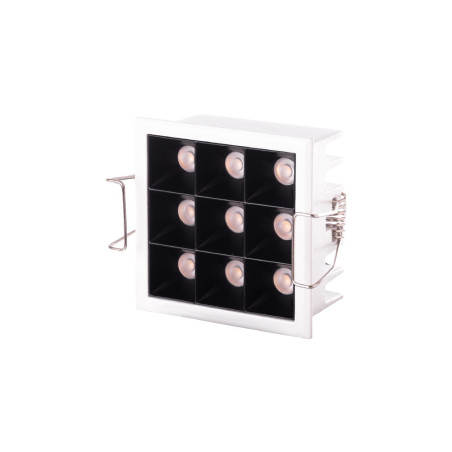 Foco Downlight LED 10W  765Lm 4200ºK Rectangular PRO SMD3030 40.000H [JW-10W-M-W]