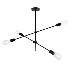 Lámpara de Techo "Alan" [SKD-P8003-BK]