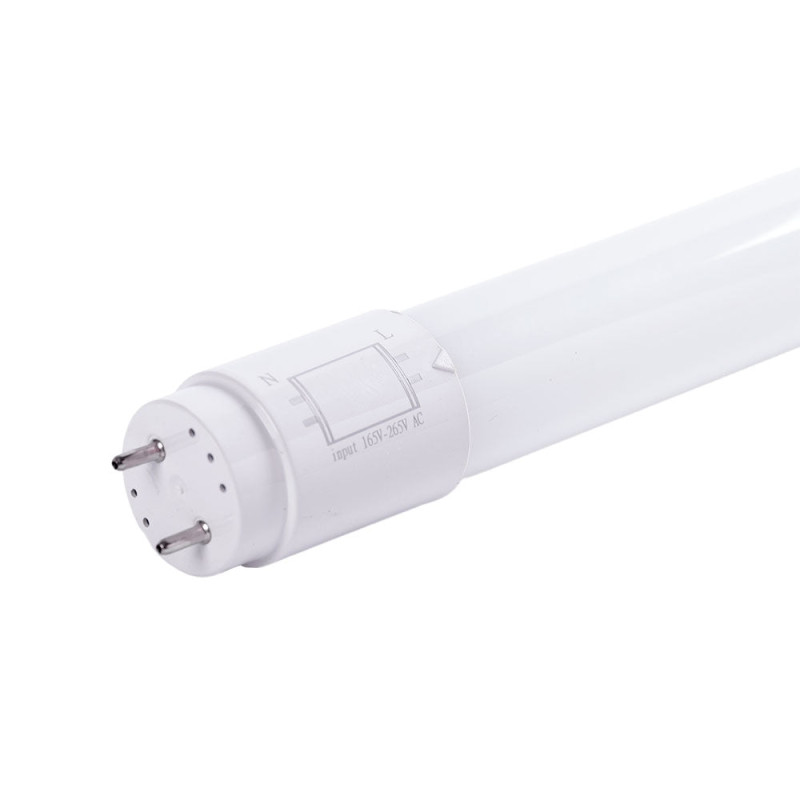 Tubo LED T8 18W 2.880Lm 6000ºK Vidrio 120Cm  Conexión 2 Extremos 40.000H   [HO-T8GL120-18W-CW]