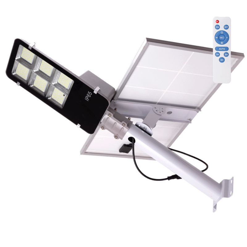 Farola LED Solar-Control Remoto- Dimable- Panel: 6V 400W Batería: 3,2V 35000MaH  [HO-FAR-SOL-400W-CW]
