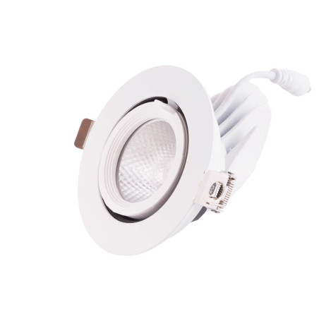 Foco Downlight LED 7W 1050Lm 4000ºK Circular Orientable 40.000H  [HO-COB-C-C-OR-7W-W]
