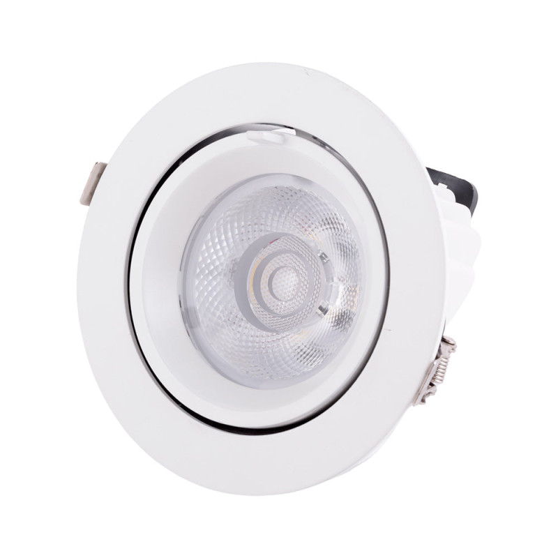 Foco Downlight LED 30W 4500Lm 4000ºK Circular Orientable 40.000H [HO-COB-C-OR-30W-W]