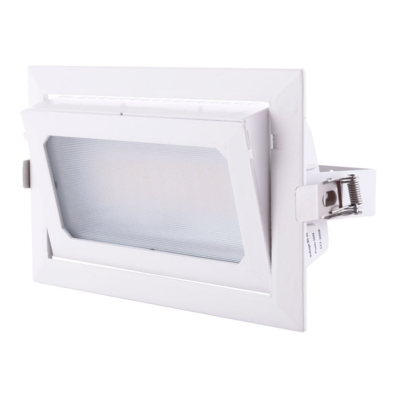 Foco Downlight LED 50W 6000Lm 4000ºK Rectangular Orientable 40.000H