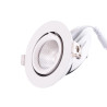 Foco Downlight LED 9W 1350Lm 4000ºK Circular Orientable 40.000H [HO-COB-C-OR-9W-W]