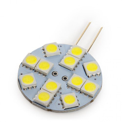 Bombilla LED G4 2.4W 180Lm 6000ºK 40.000H  [KD-G4-12-2,4W-5050SMD-CW]