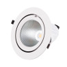 Foco Downlight LED 40W 6000Lm 4000ºK Circular Orientable 40.000H  [HO-COB-C-OR-40W-W]