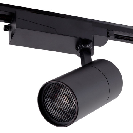 Foco de Carril LED  30W 2700Lm CRI90 4200ºK Monofásico 40.000H Antideslumbrante   [HO-FC-30W-AD-B-W]