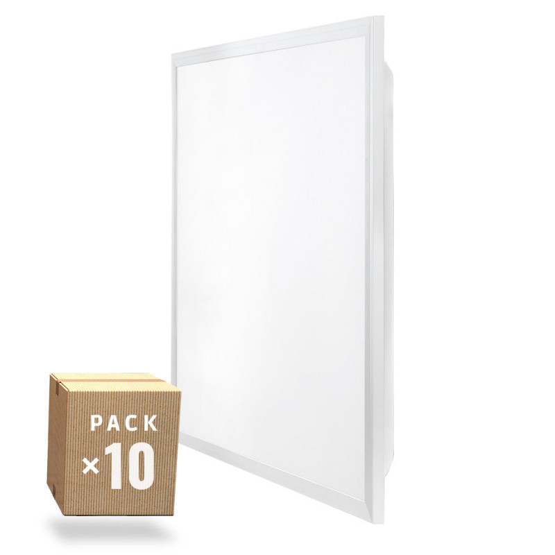 Pack 10 Panel LED 40W 4.400Lm 6000ºK 60x60Cm Enrejado UGR19 40.000H  [HO-PG-600x600-40W-CW-PK10]